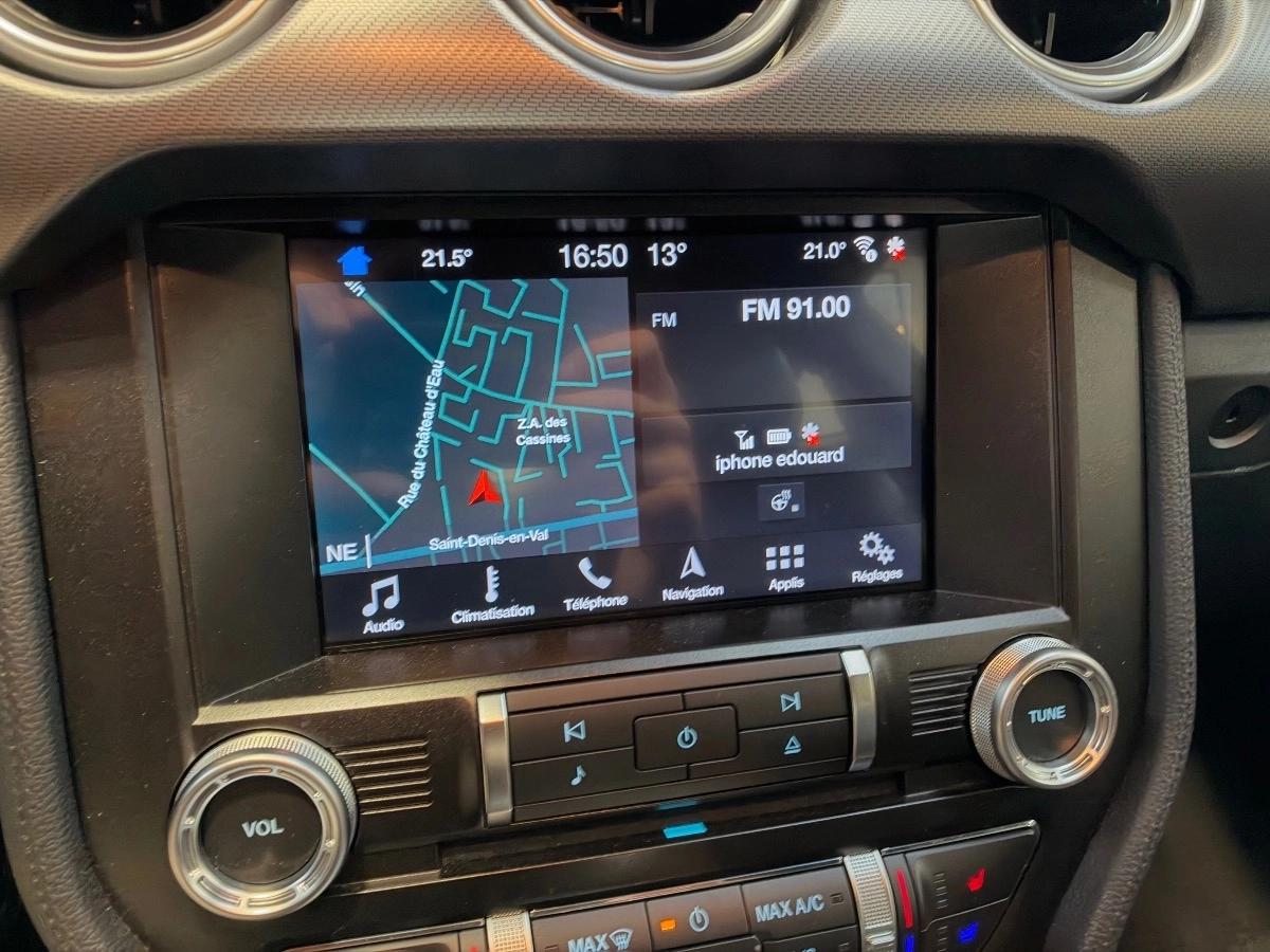 Ford Mustang VI (2) FASTBACK 5.0 V8 450 GT BVA10 /ROUGE RUBY/CARPLAY/SUIVI FORD/