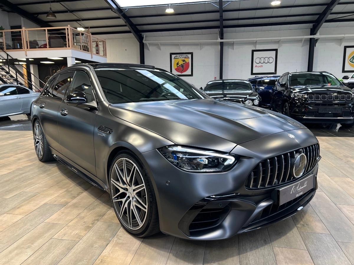 Mercedes Classe C BREAK AMG 63 S TURBO E PERFORMANCE 680 9G-Tronic 4Matic+  /BURMESTER/CAM360/TOIT PANO/JA20/HUD/