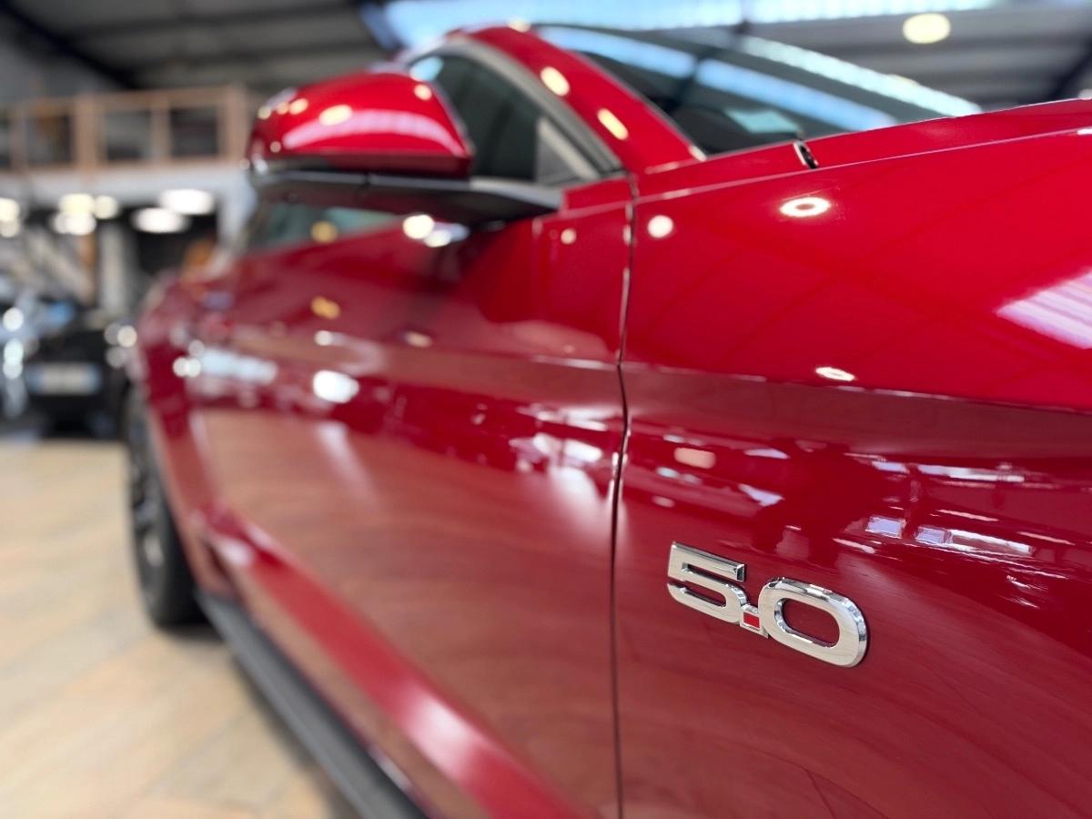 Ford Mustang VI (2) FASTBACK 5.0 V8 450 GT BVA10 /ROUGE RUBY/CARPLAY/SUIVI FORD/