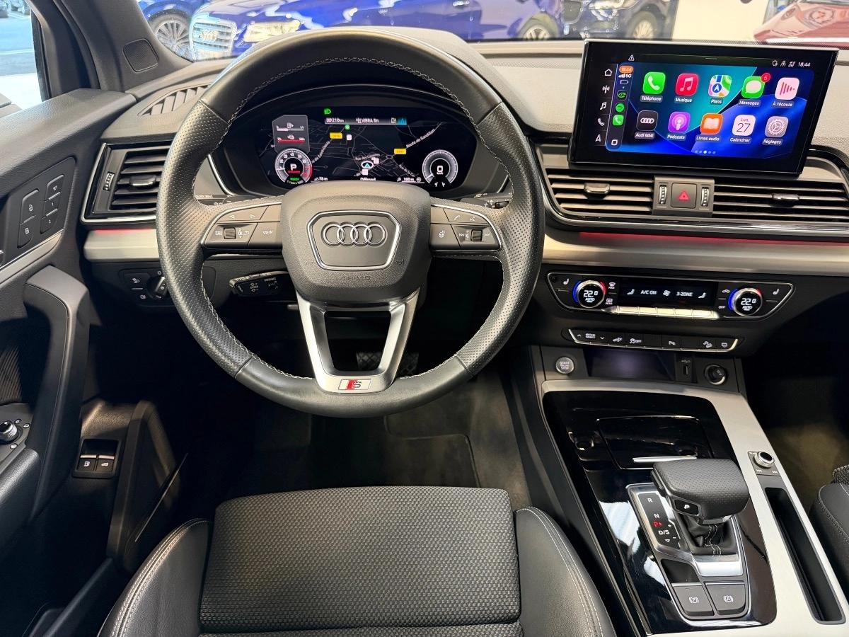 Audi Q5 Sportback 55 TFSIe  367 cv Black Edition S-Line Quattro - 1° Main - Toit Ouvrant - Hifi B&O