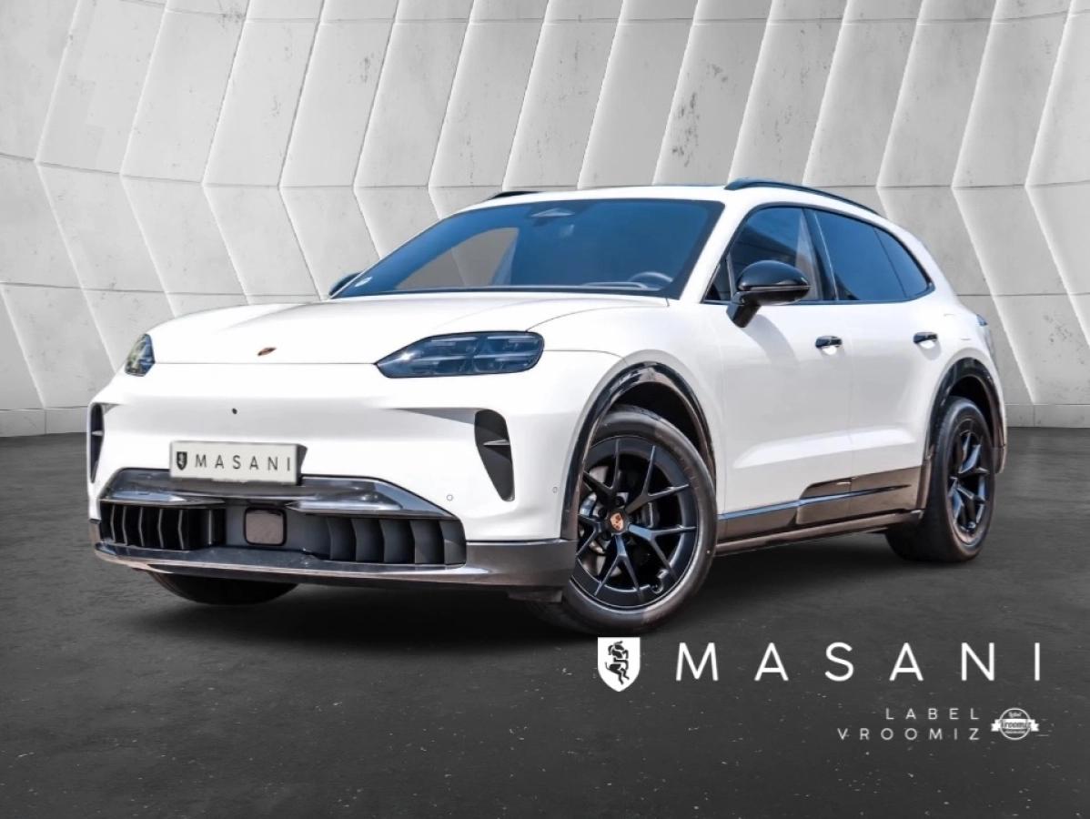 Porsche Cayenne Electrique 442ch 632km WLTP Toit Ouvrant/Attelage/Sport Sound/21“/Sièges 14/Volant Surfaces et Siège