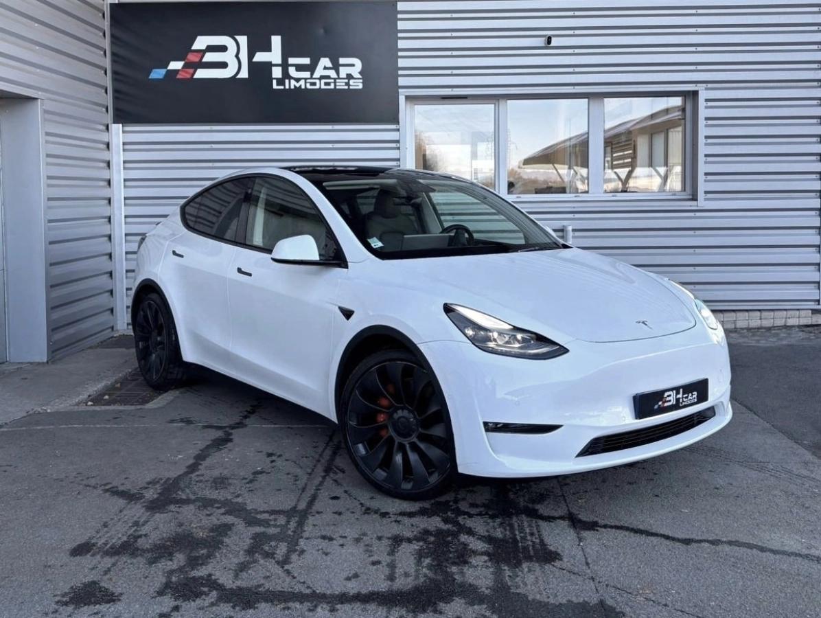 Image: Tesla Model-y Performance dual Motor 4WD TVA récupérable