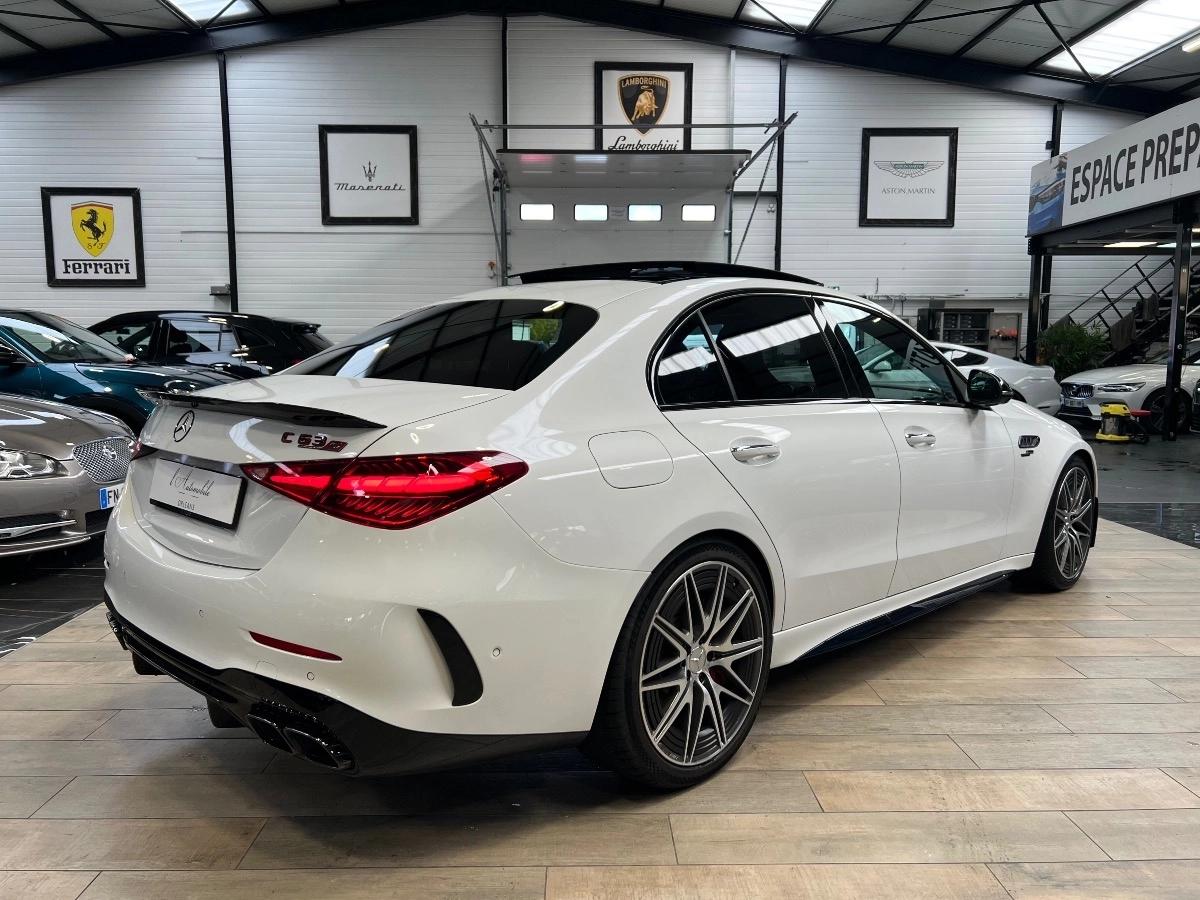 Mercedes Classe C AMG 63 S TURBO E PERFORMANCE 680 9G-Tronic 4Matic+  /ATTELAGE/BURMESTER/CAM360/TOIT PANO/JA20/HUD/