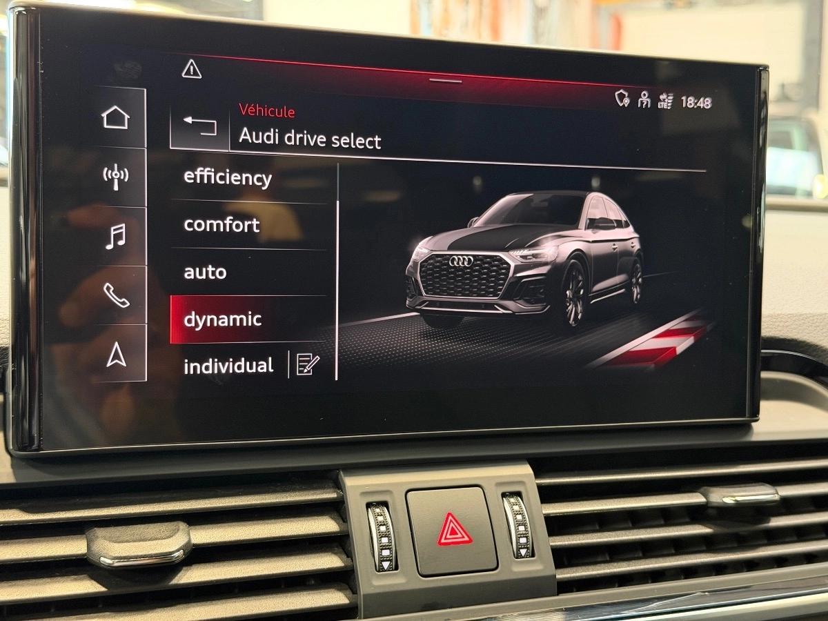 Audi Q5 Sportback 55 TFSIe  367 cv Black Edition S-Line Quattro - 1° Main - Toit Ouvrant - Hifi B&O