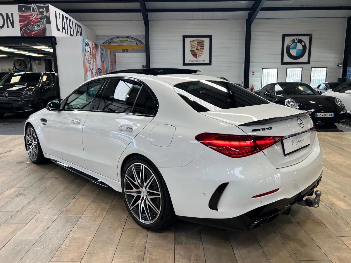 Mercedes Classe C AMG 63 S TURBO E PERFORMANCE 680 9G-Tronic 4Matic+  /ATTELAGE/BURMESTER/CAM360/TOIT PANO/JA20/HUD/
