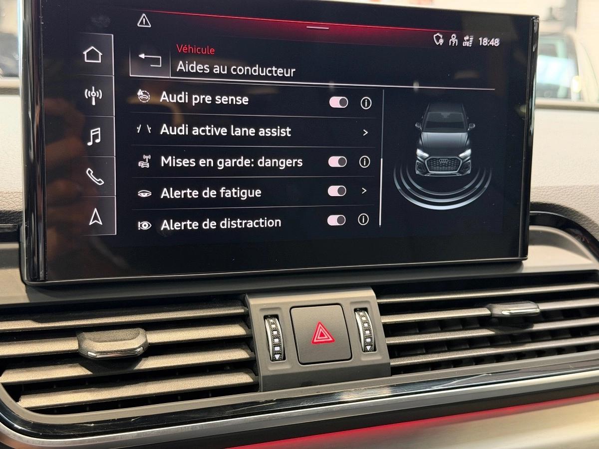 Audi Q5 Sportback 55 TFSIe  367 cv Black Edition S-Line Quattro - 1° Main - Toit Ouvrant - Hifi B&O