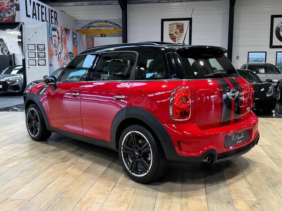 MINI COUNTRYMAN (R60) COOPER S 184CV TOIT OUVRANT PANORAMIQUE CHILI RED B