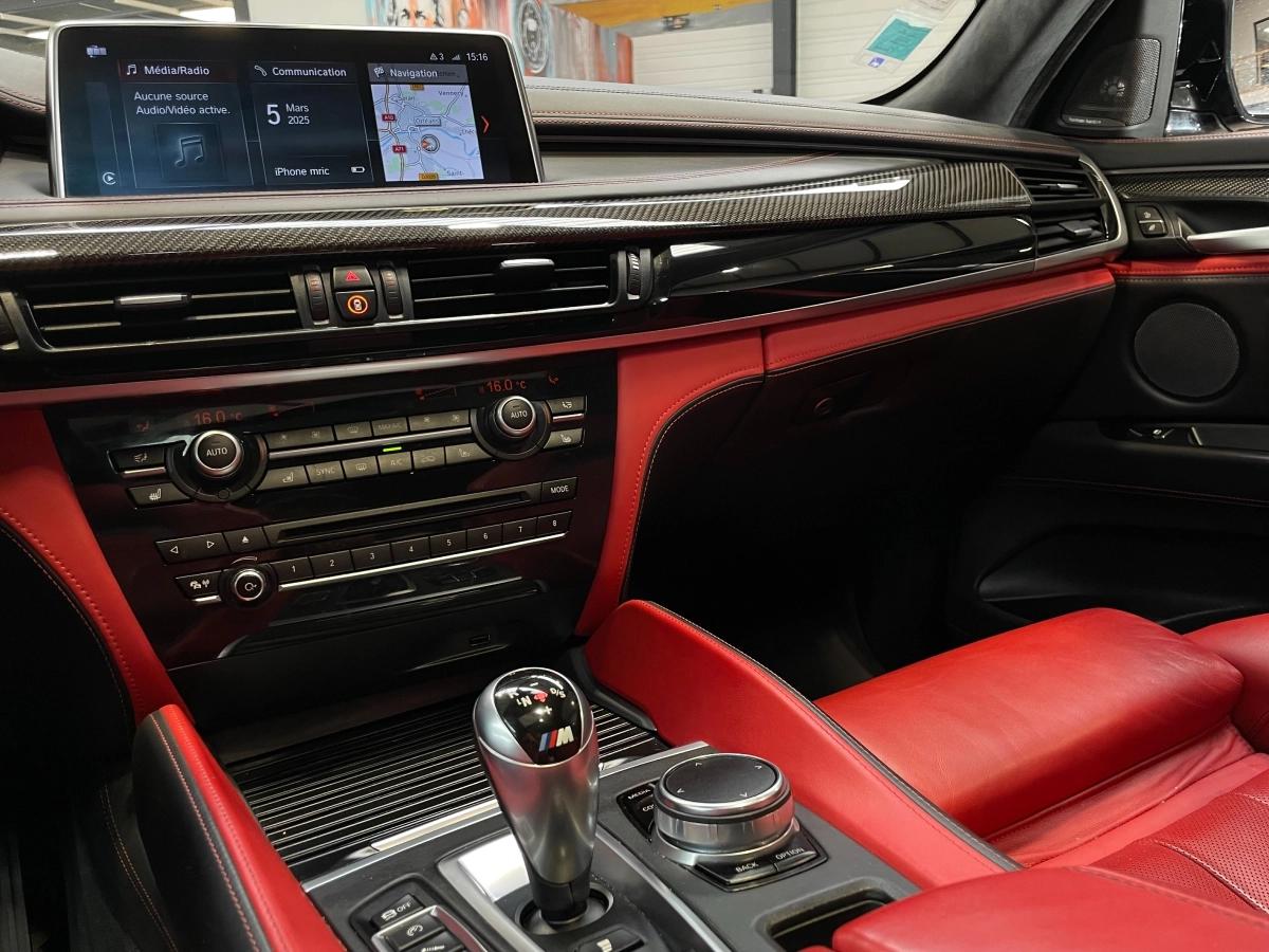 BMW X6 M 4.4L V8 XDRIVE 575CV - CARPLAY/TOIT OUVRANT/SIEGES CHAUFFANTS - ENTRETIENS CONSTRUCTEUR