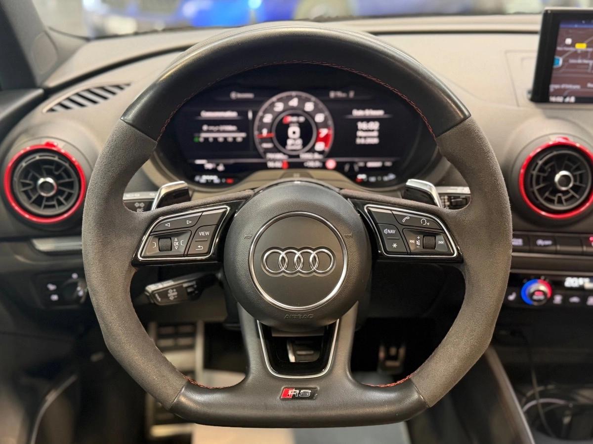 AUDI RS3 (II) SPORTBACK 2.5 TFSI QUATTRO S-TRONIC 400CH - TO / CARPLAY / BANG & OLUFSEN