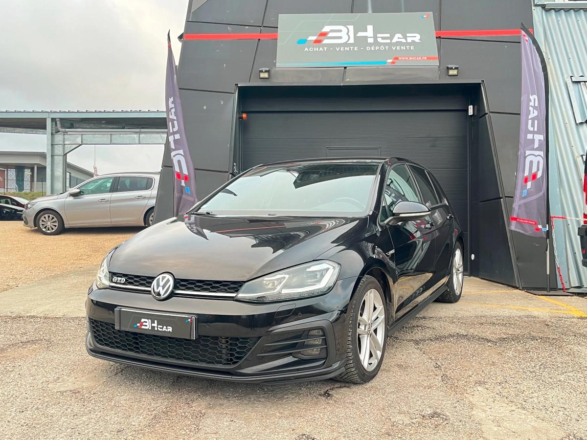 Image: Volkswagen Golf GTD 184 2.0 TDI - Sièges chauffants - Radar - Régulateur adaptatif - Grand GPS