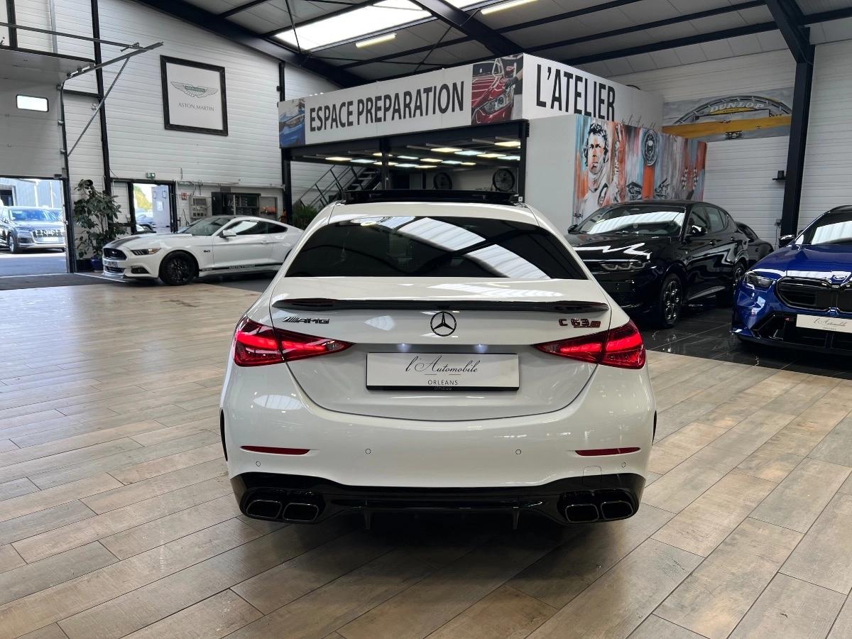 Mercedes Classe C AMG 63 S TURBO E PERFORMANCE 680 9G-Tronic 4Matic+  /ATTELAGE/BURMESTER/CAM360/TOIT PANO/JA20/HUD/