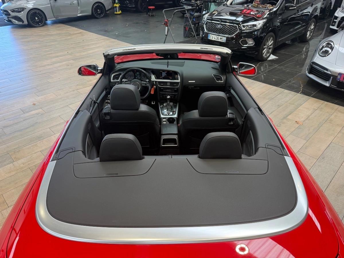 Audi S5 CABRIOLET 3.0 TFSI 335 cv QUATTRO S-TRONIC B&O / 2° MAIN / FULL SUIVI AUDI