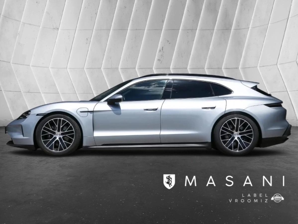 Porsche Taycan Sport Turismo 435ch 634Km WLTP Phase II/Roues AR Dir/PVT+/Chrono/Sound/Sièges 18/Bose/Pano/HD Matrix