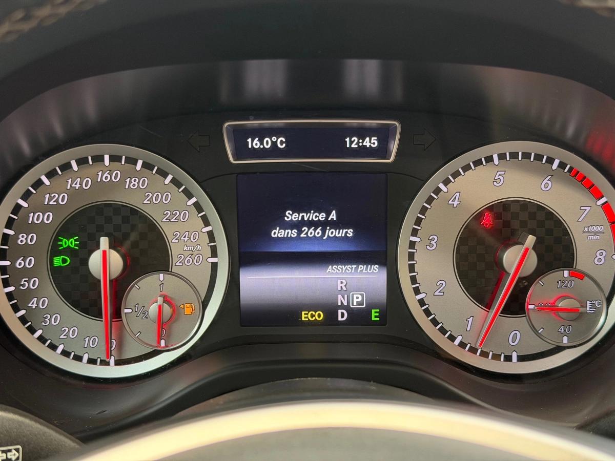 Mercedes Classe A 1.6 200 155 BLUEEFFICIENCY SENSATION 7G-DCT BVA