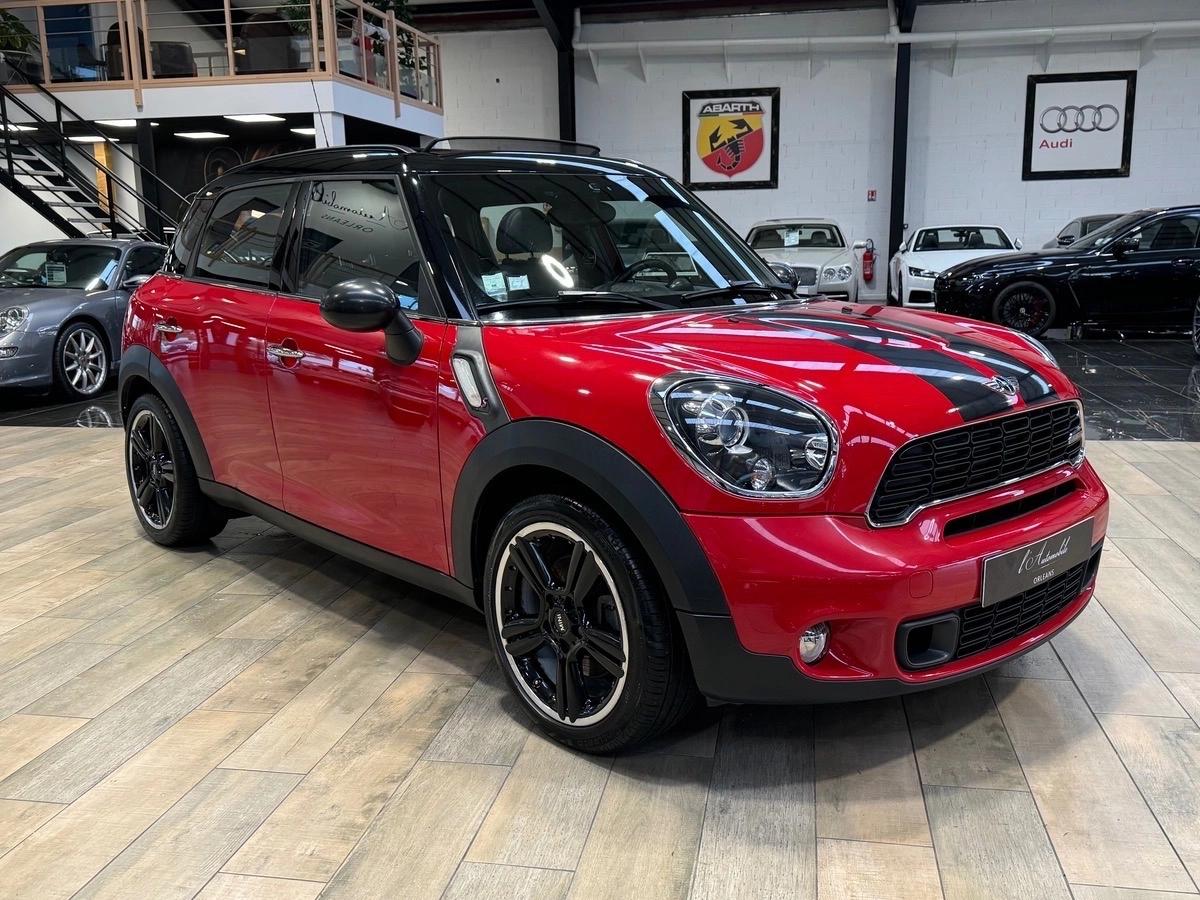 MINI COUNTRYMAN (R60) COOPER S 184CV TOIT OUVRANT PANORAMIQUE CHILI RED B