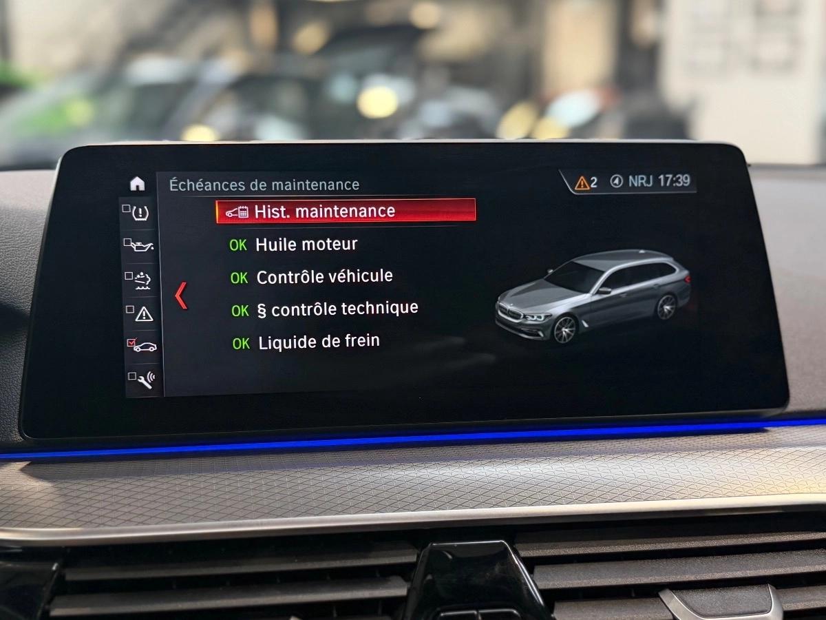 BMW SERIE 5 (G31) TOURING 530D XDRIVE 3.0 STEPTRONIC8 265CH - M-SPORT - ENTRETIEN COMPLET CONSTRUCTEUR