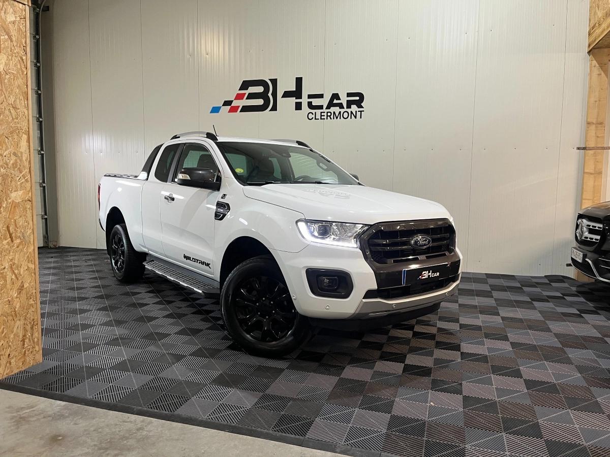 Image: Ford Ranger SUPER CABINE WILDTRACK 2.0 TDCI 213 cv BVA / TVA RECUPERABLE / Première main