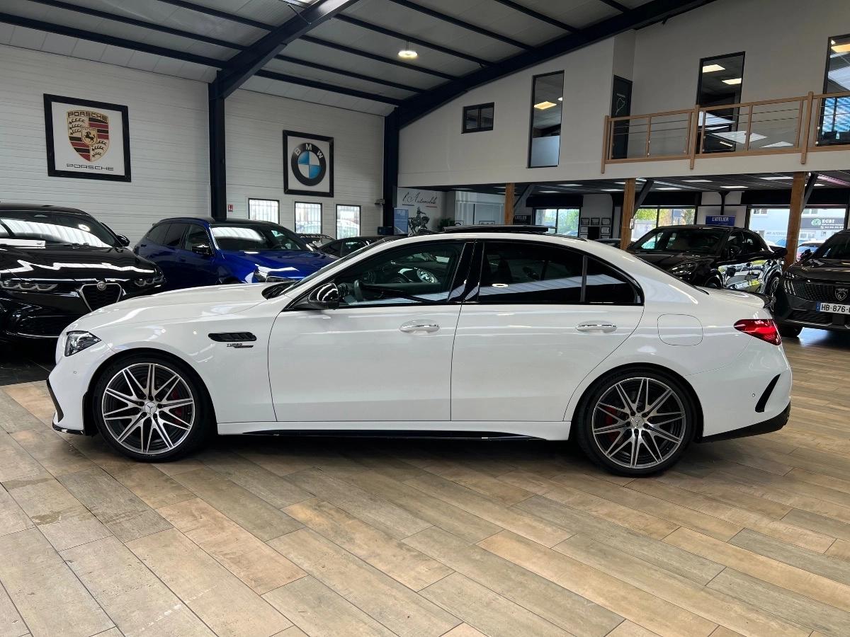 Mercedes Classe C AMG 63 S TURBO E PERFORMANCE 680 9G-Tronic 4Matic+  /ATTELAGE/BURMESTER/CAM360/TOIT PANO/JA20/HUD/