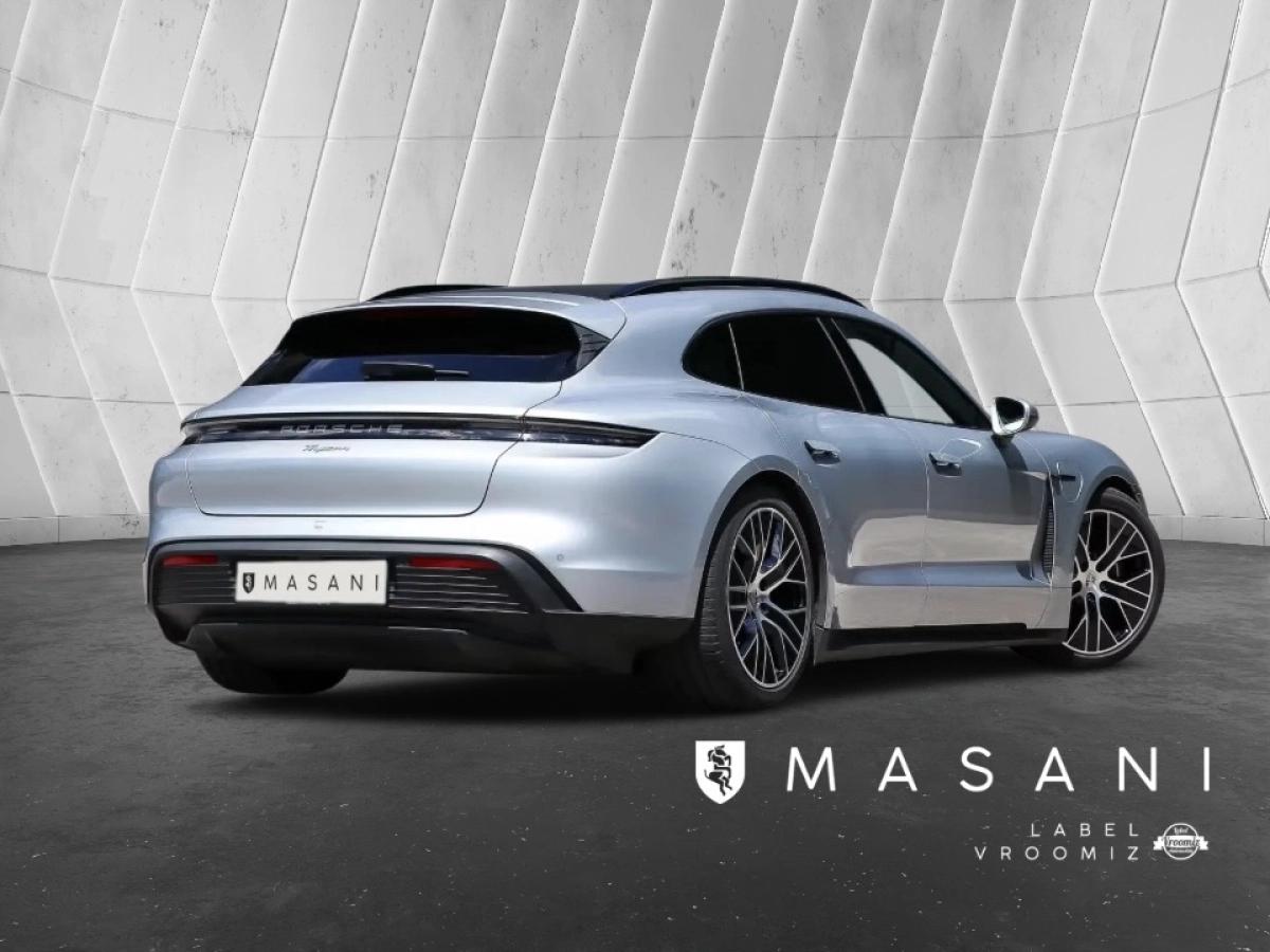 Porsche Taycan Sport Turismo 435ch 634Km WLTP Phase II/Roues AR Dir/PVT+/Chrono/Sound/Sièges 18/Bose/Pano/HD Matrix
