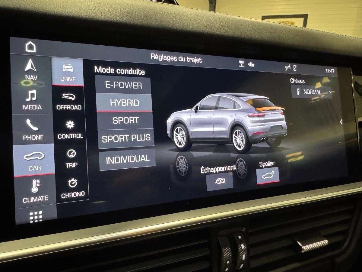 Porsche Cayenne COUPE 3.0 E-HYBRID 462H 340 PHEV 14.1KWH PLATINUM EDITION BVA