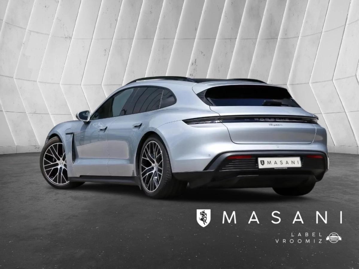 Porsche Taycan Sport Turismo 435ch 634Km WLTP Phase II/Roues AR Dir/PVT+/Chrono/Sound/Sièges 18/Bose/Pano/HD Matrix