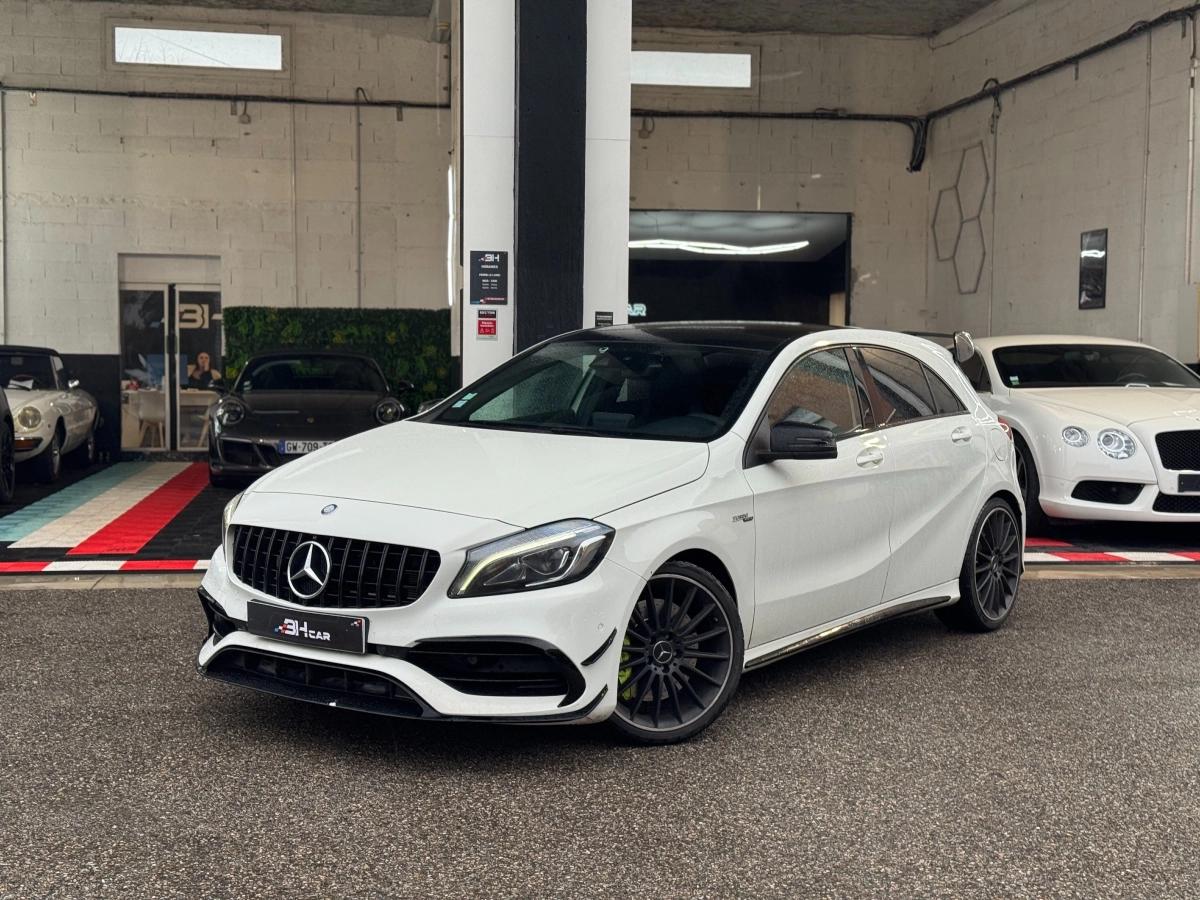 Image: Mercedes Classe A 45 AMG 2.0L 381cv 4MATIC PACK AERO / TOIT OUVRANT / CAMERA / CARPLAY / SUIVI FULL