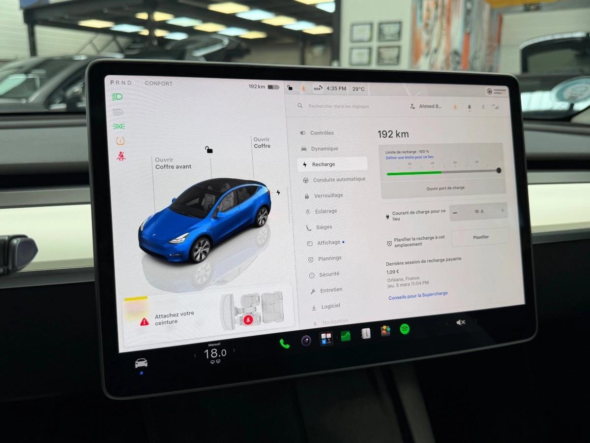 Tesla Model-y 300 Autonomie Standard RWD 60 KWH 2022