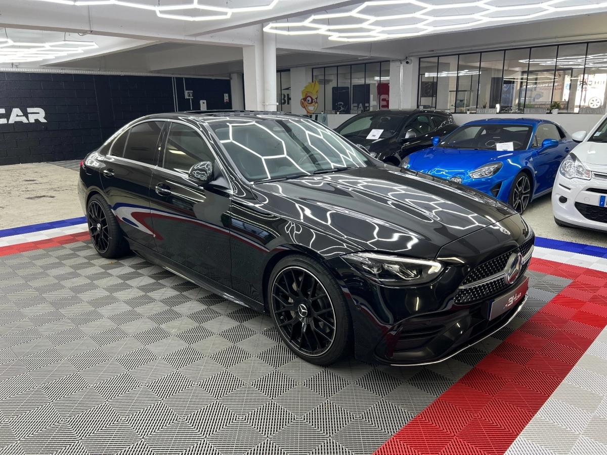 Image: Mercedes Classe C 2.0 220 D 195 AMG LINE 9G-TRONIC ( TOIT OUVRANT, CARPLAY, CUIR/ALCANTARA...)