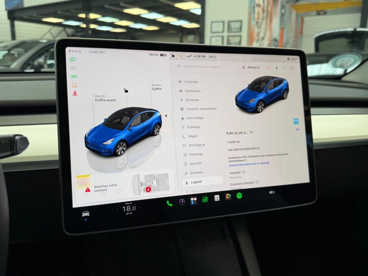 Tesla Model-y 300 Autonomie Standard RWD 60 KWH 2022