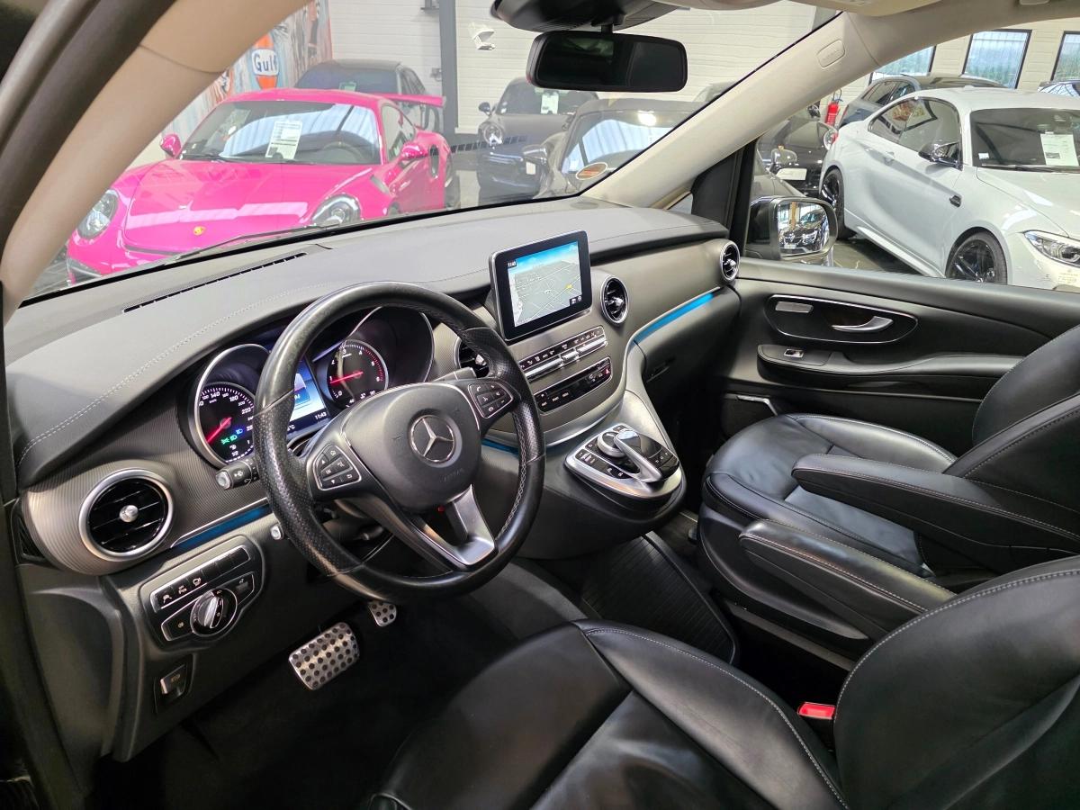 MERCEDES BENZ CLASSE V LONG 250D 190 AVANTGARDE  8 PL /BURMESTER/LED/CAMERA 360/PORTES ELEC/FILM PPF