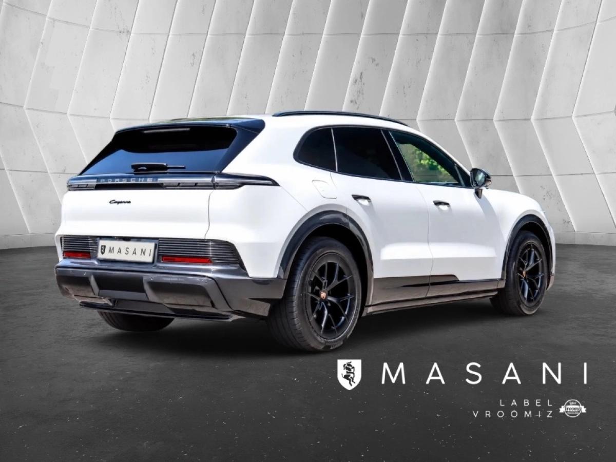Porsche Cayenne Electrique 442ch 632km WLTP Toit Ouvrant/Attelage/Sport Sound/21“/Sièges 14/Volant Surfaces et Siège