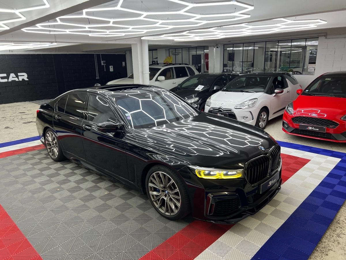 Image: Bmw Serie 7 ( G11 ) 745 LE - 3.0 394 CH HYBRID ( PACK M / CAMERA 360° / SIEGE ELEC AV AR ... )