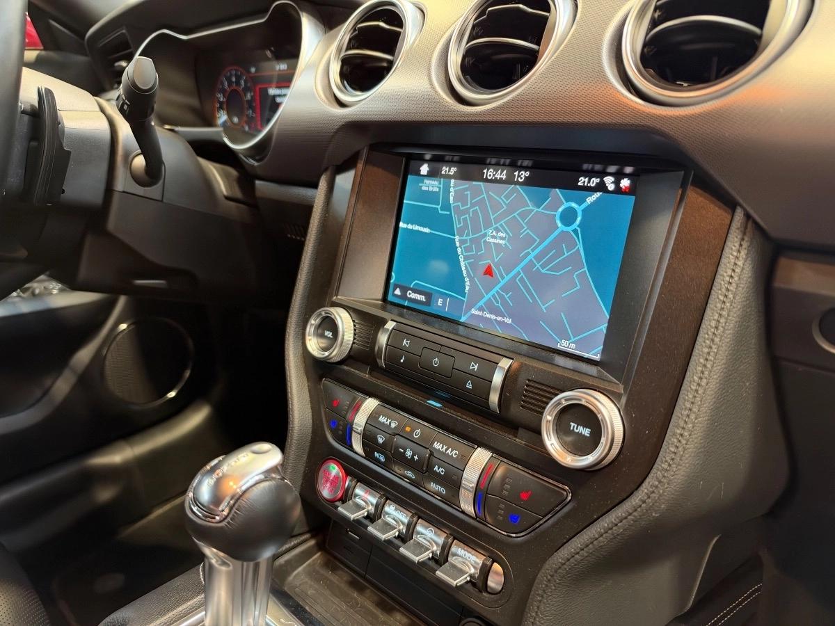 Ford Mustang VI (2) FASTBACK 5.0 V8 450 GT BVA10 /ROUGE RUBY/CARPLAY/SUIVI FORD/