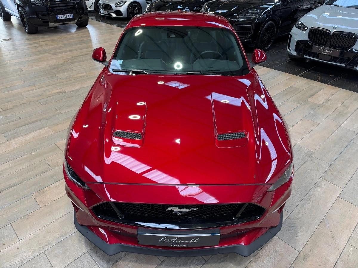 Ford Mustang VI (2) FASTBACK 5.0 V8 450 GT BVA10 /ROUGE RUBY/CARPLAY/SUIVI FORD/