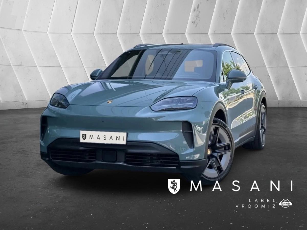 Porsche Cayenne Electrique 442ch 614km WLTP Toit ouvrant/Attelage/Roues AR dir/Burmester/Chrono/22“/Sièges 14/Volant