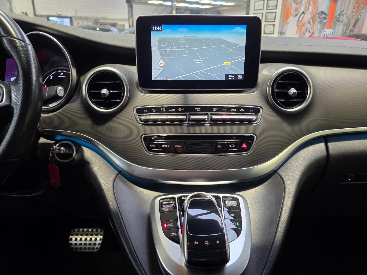 MERCEDES BENZ CLASSE V LONG 250D 190 AVANTGARDE  8 PL /BURMESTER/LED/CAMERA 360/PORTES ELEC/FILM PPF