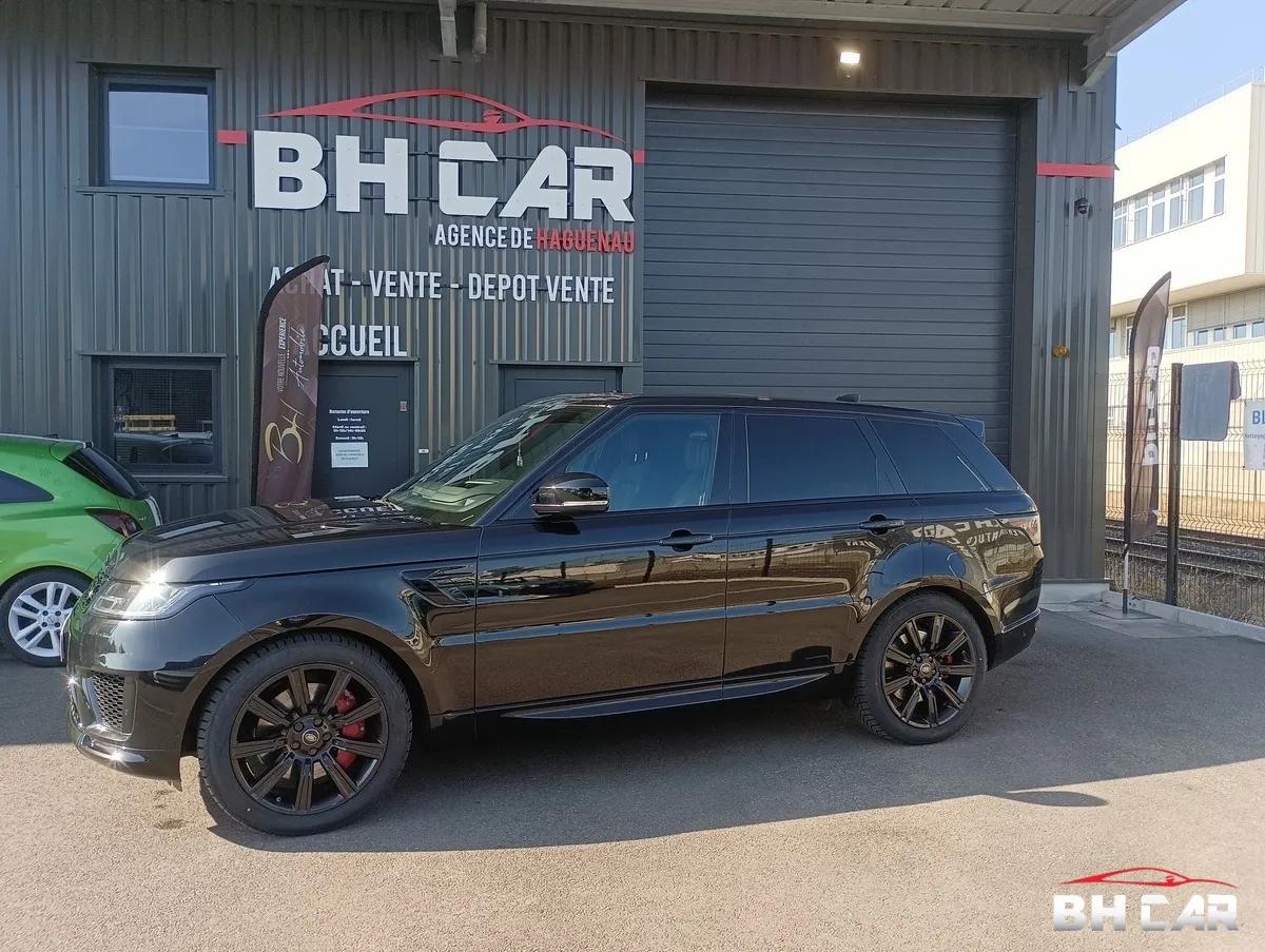 Image: Land Rover Range Rover Sport P 400 E Hybride 404CV BVA AUTOBIOGRAPHY FULL BLACK Première Main