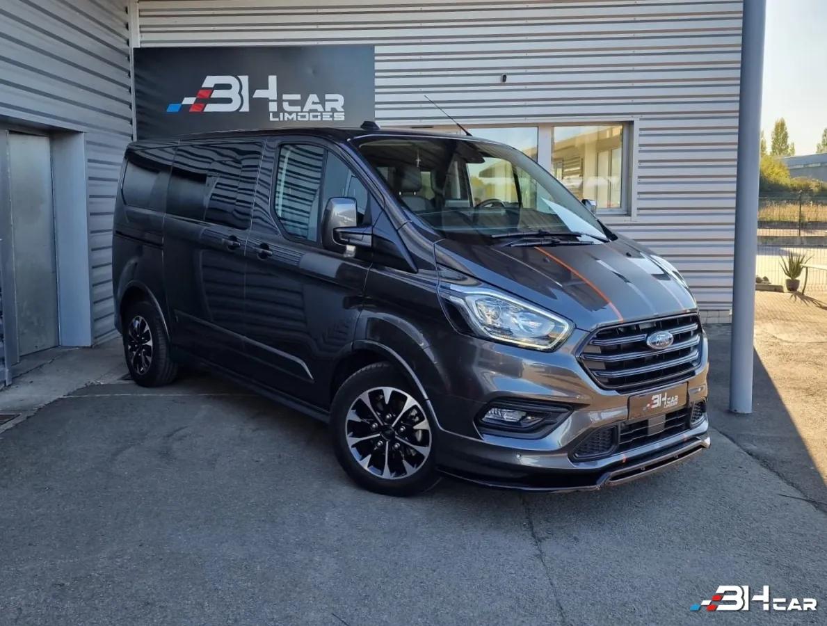 Image: Ford Transit Custom Vu Cabine approfondie 170 L1H1 BVA