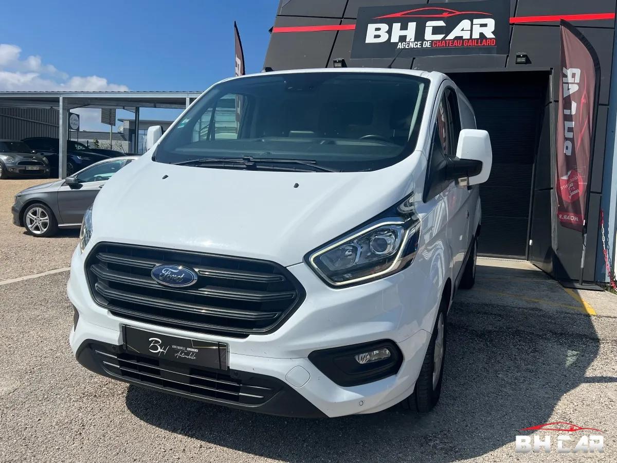 Image: Ford Transit Custom Vu 2.0 TDCI 130 - 1ère main - Caméra - Attelage - Sièges chauffants - TVA récup