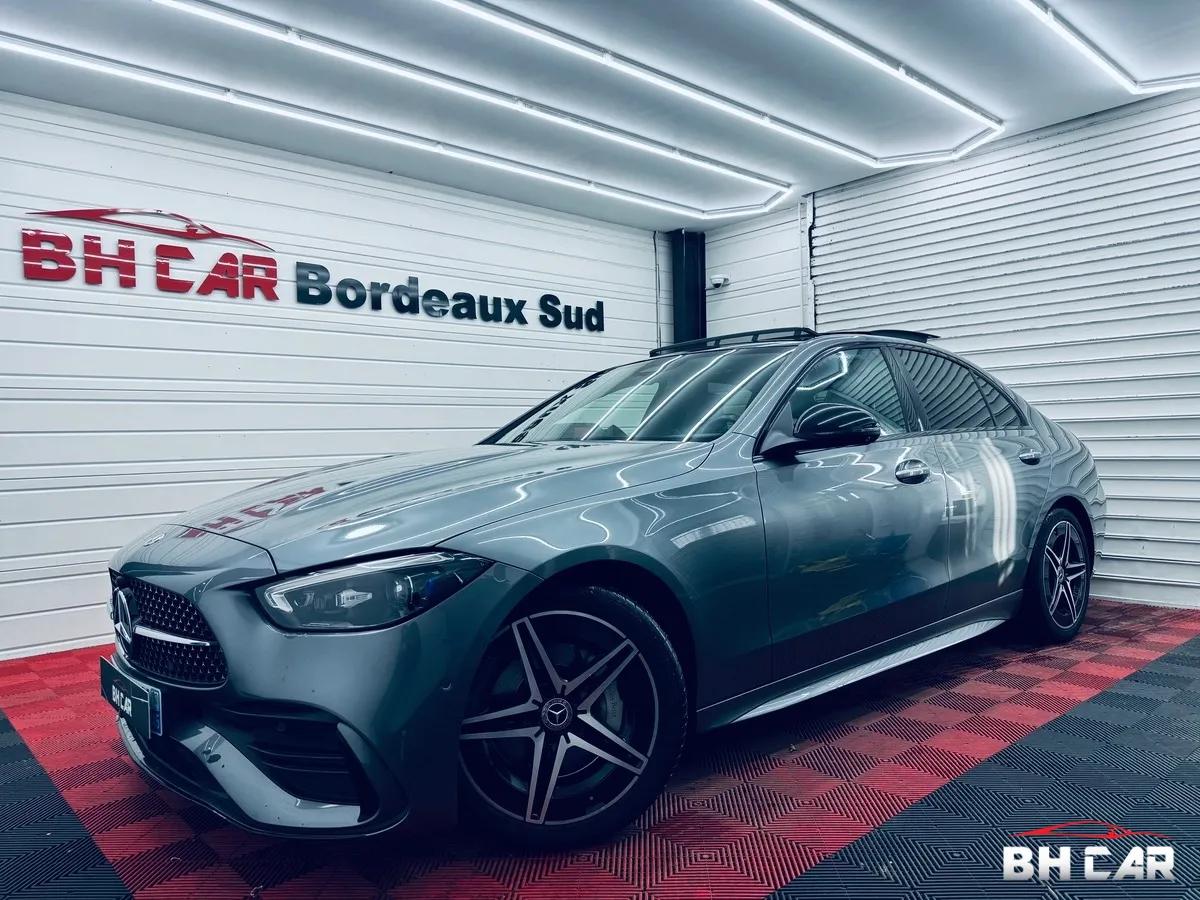 Image: Mercedes Classe C 2.0 220 D 200 HYBRID AMG LINE 9G-TRONIC BVA // ORIGINE FRANCE - SUIVI MERCEDES