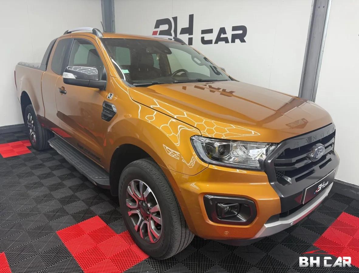 Image: Ford Ranger Super Cabine 2.0 Wildtrack 4x4 BVA - 213cv / Sièges chauffants / Attelage / Rideau / GPS