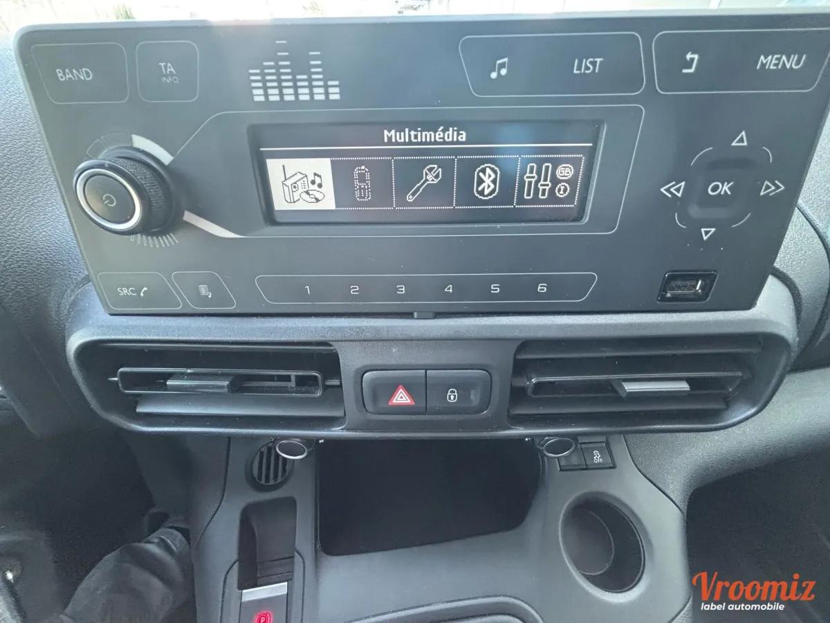 CITROEN Berlingo BlueHDi 75cv - 2 Places - TVA Récupérable - Garantie 12 Mois