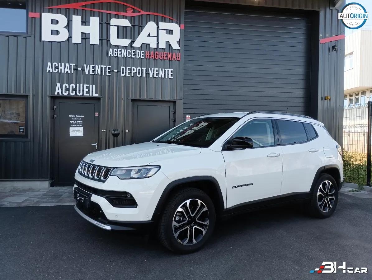 Image: Jeep Compass 1.3 GSE T4 190H 4XE PHEV HYBRIDL IMITED E-AWD BVA 1ère Main