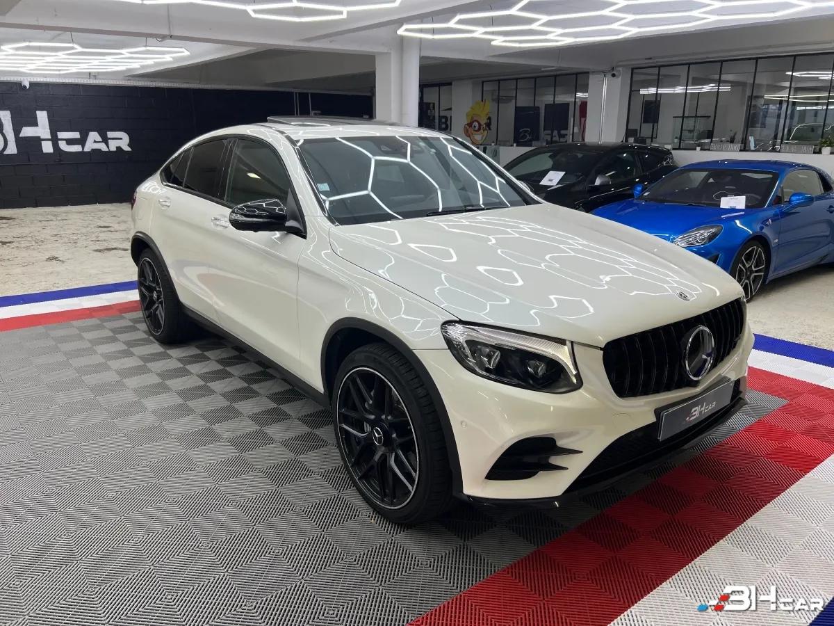 Image: Mercedes Classe Glc COUPE 43 AMG 3.0 V6 367 CH 4Matic 9G-Tronic ( TOIT OUVRANT, BLANC NACRÉ, ...