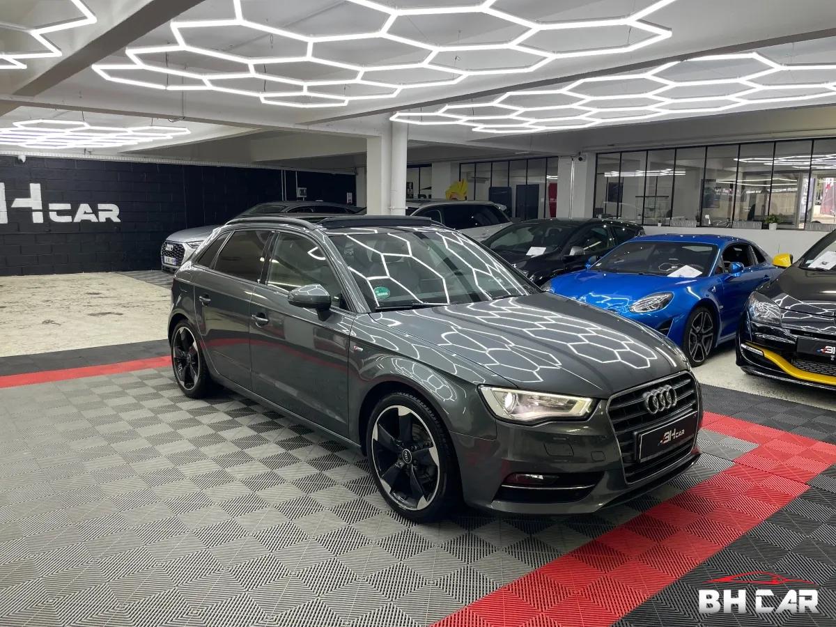 Image: Audi A3 SPORTBACK - 14 TFSI 122 CH - S LINE - 1 ere MAIN / TOIT OUVRANT / B&O / DISTRIB A JOUR