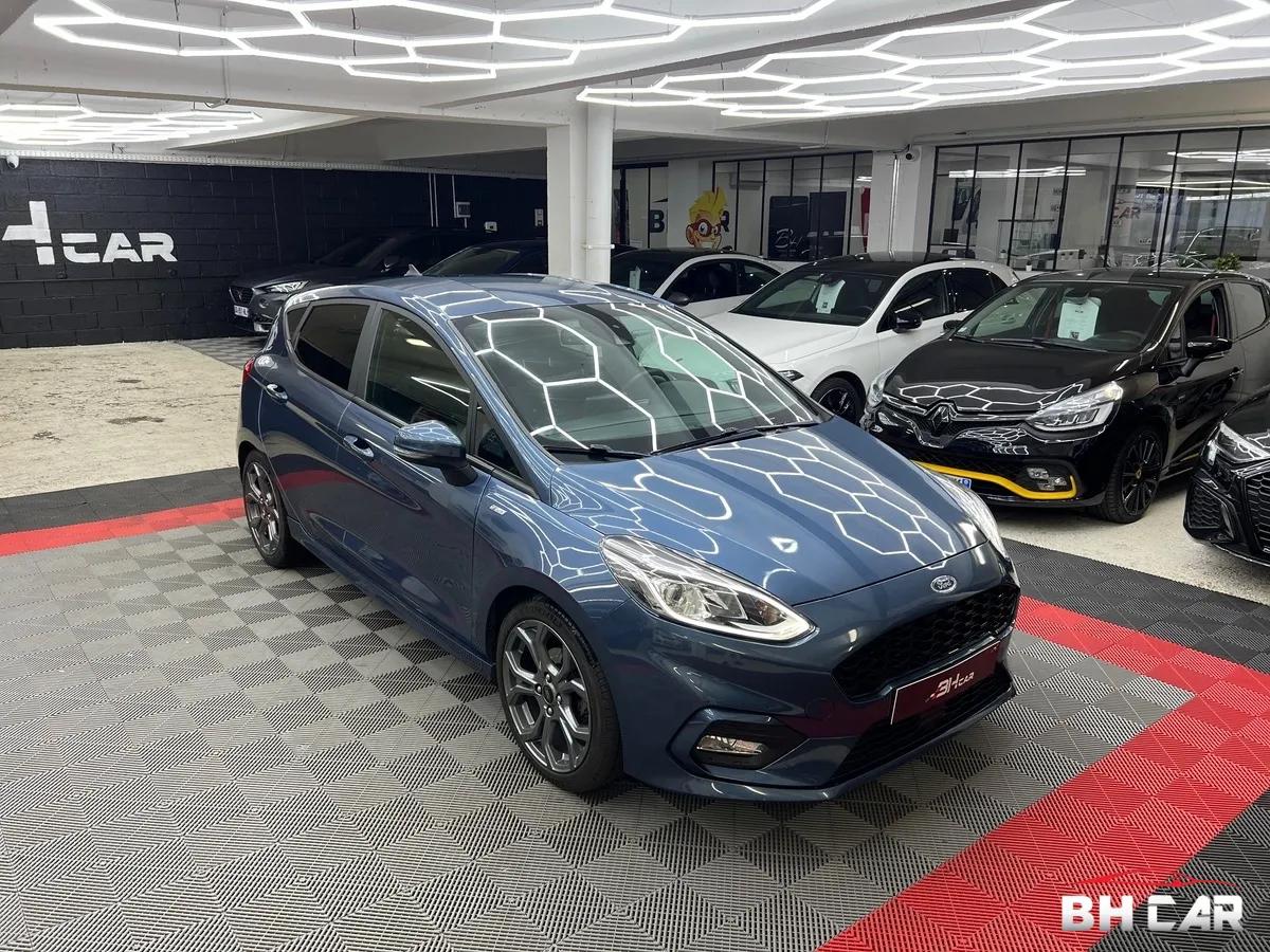 Image: Ford Fiesta 1.0 EcoBoost Hybrid 125 ch ST-Line MK8 ( CARPLAY / PACK ST-LINE / BLEU AZUR ... )