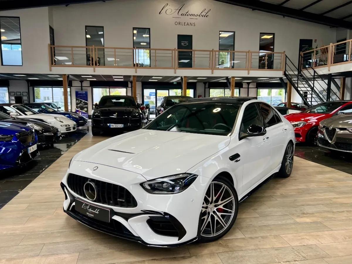 Mercedes Classe C AMG 63 S TURBO E PERFORMANCE 680 9G-Tronic 4Matic+  /ATTELAGE/BURMESTER/CAM360/TOIT PANO/JA20/HUD/