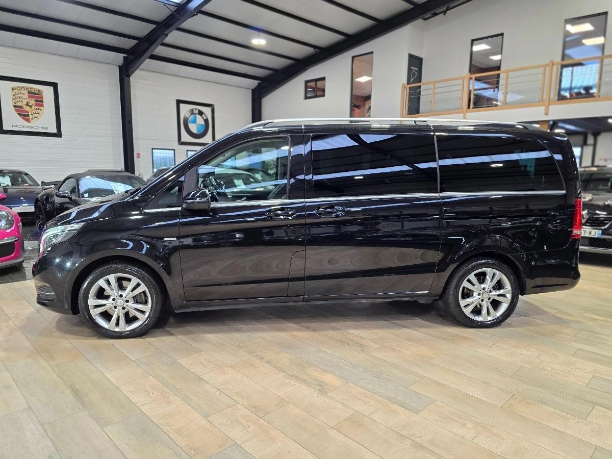 MERCEDES BENZ CLASSE V LONG 250D 190 AVANTGARDE  8 PL /BURMESTER/LED/CAMERA 360/PORTES ELEC/FILM PPF