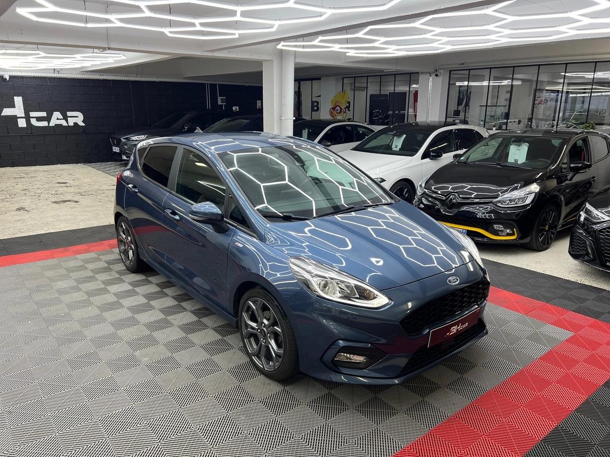 Image: Ford Fiesta 1.0 EcoBoost Hybrid 125 ch ST-Line MK8 ( CARPLAY / PACK ST-LINE / BLEU AZUR ... )