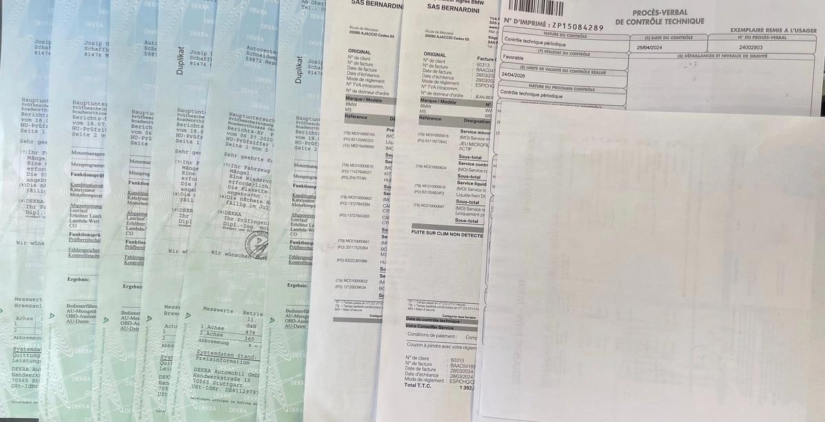 BMW M5 (F10) 4.4 TURBO V8 DKG7 560CH - ENTRETIENS COMPLET CONSTRUCTEUR